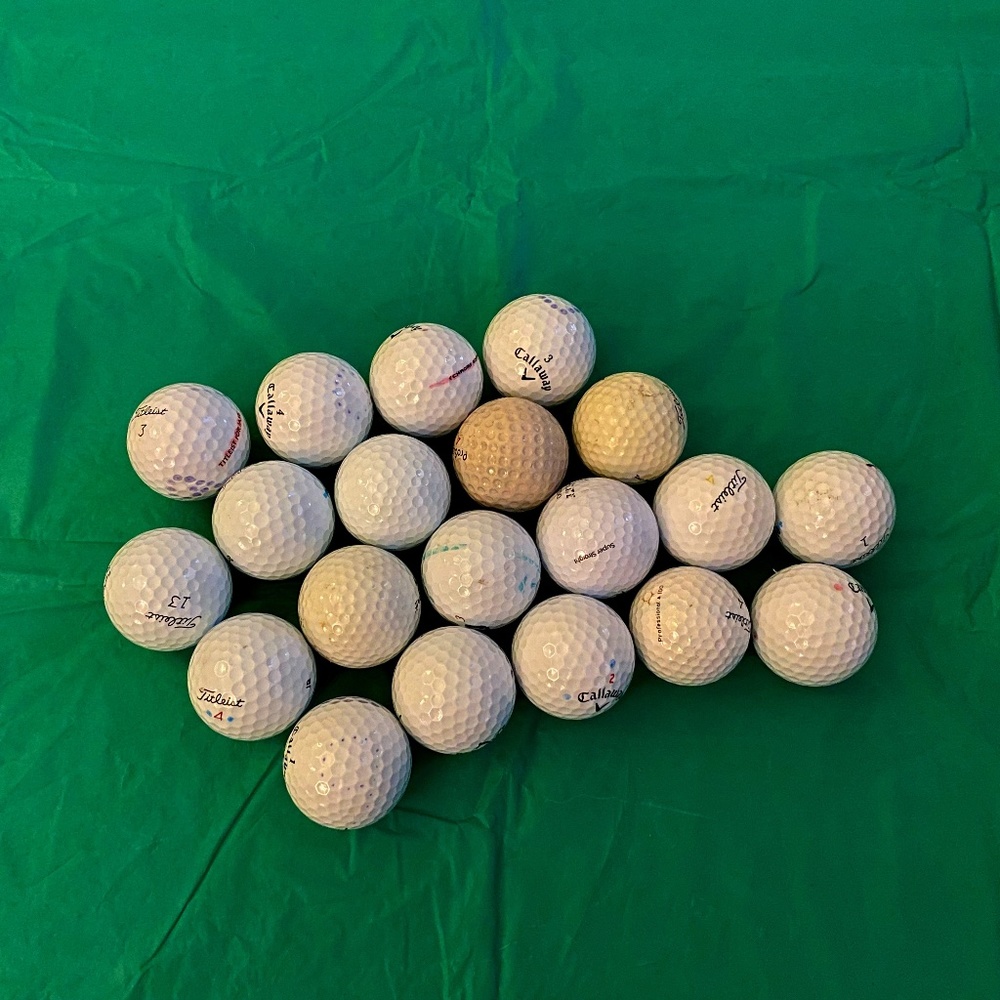 Misc. 20 Used Golf Balls